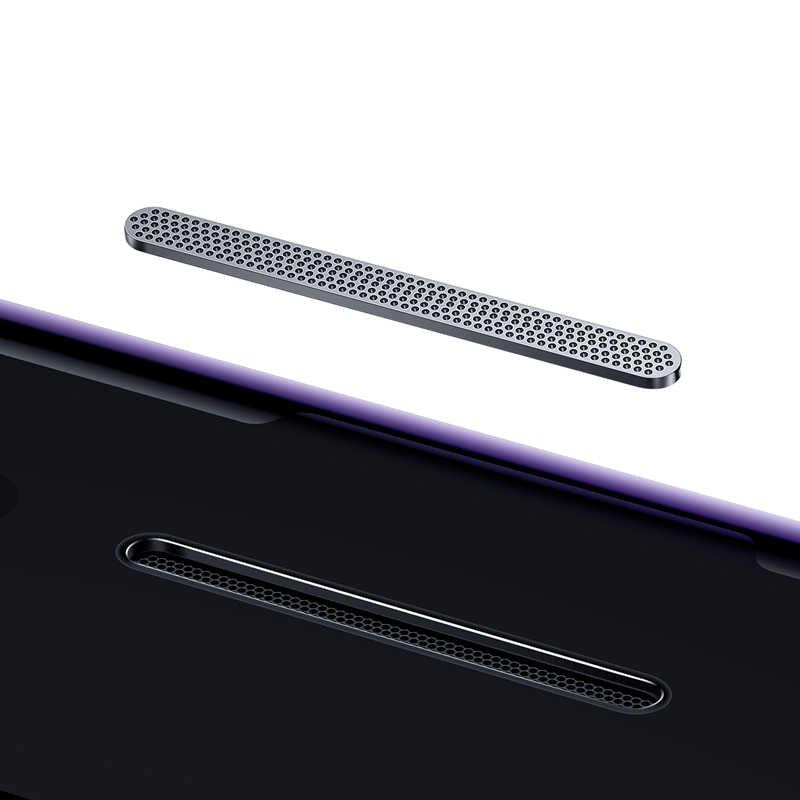 Apple iPhone SE 2022 Zore Anti-Dust Glass Temperli Ekran Koruyucu Beyaz