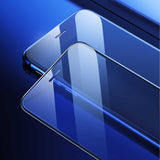Apple iPhone SE 2022 Zore Anti-Dust Glass Temperli Ekran Koruyucu Beyaz