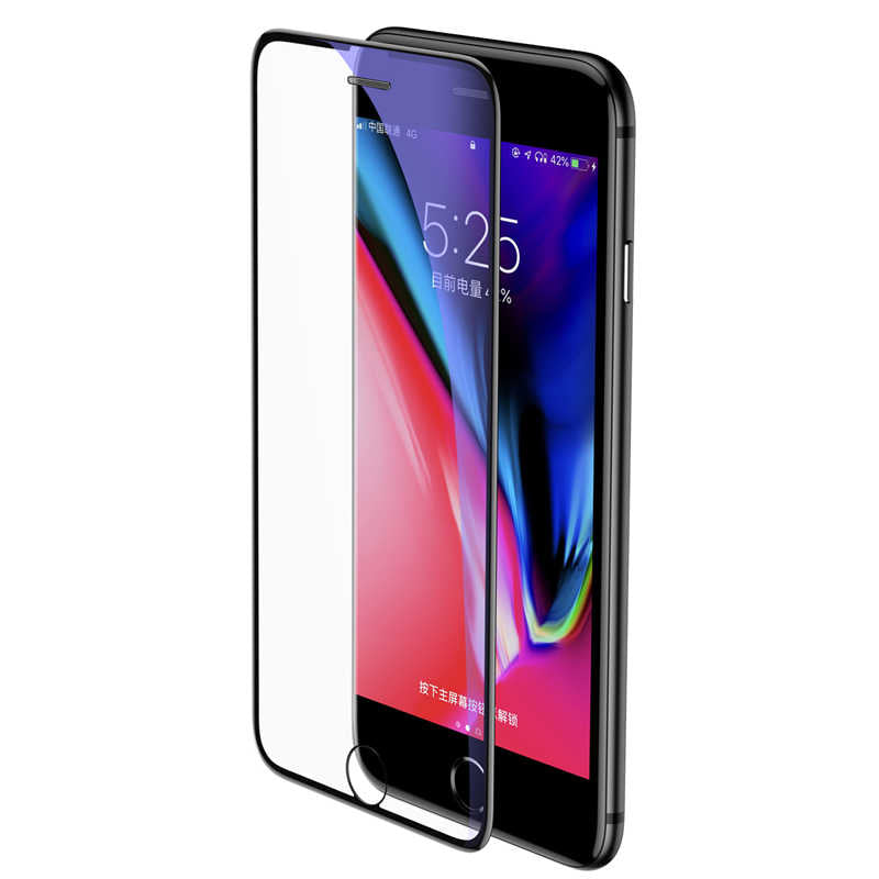 Apple iPhone SE 2022 Zore Anti-Dust Glass Temperli Ekran Koruyucu Beyaz