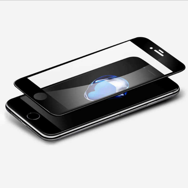 Apple iPhone SE 2022 Zore Eto Cam Ekran Koruyucu Beyaz