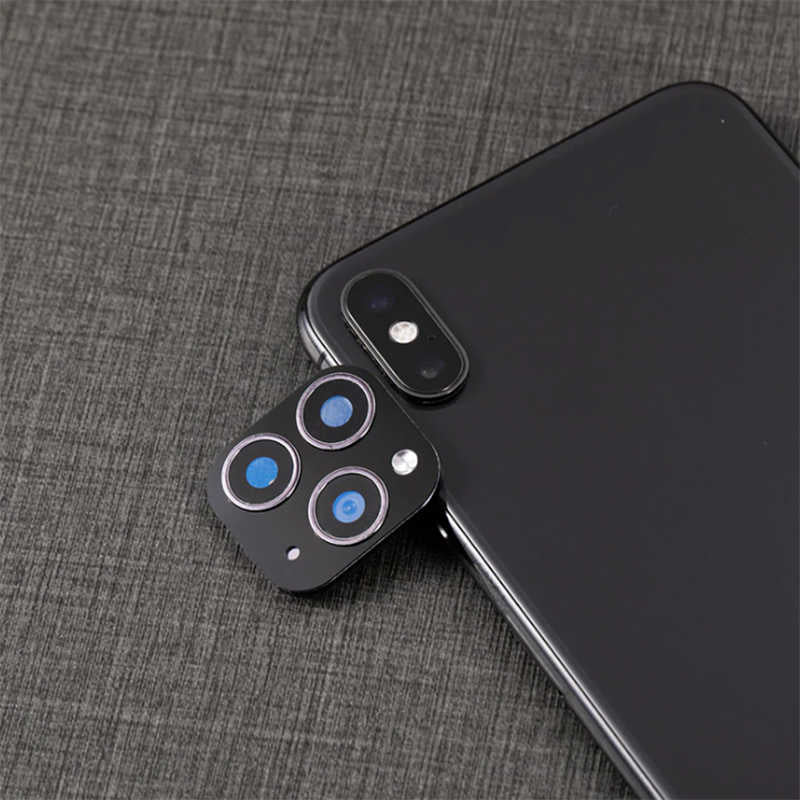 Apple iPhone X Zore CP-01 iPhone 11 Pro Max Kamera Lens Dönüştürücü Gold