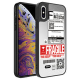 Apple iPhone X Kılıf Aynalı Desenli Kamera Korumalı Parlak Zore Mirror Kapak Fragile