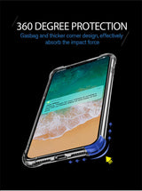 Apple iPhone X Kılıf Zore Nitro Anti Shock Silikon Renksiz