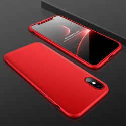 Apple iPhone X Kılıf Zore Ays Kapak Lacivert
