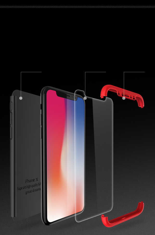 Apple iPhone X Kılıf Zore Ays Kapak Siyah