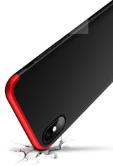 Apple iPhone X Kılıf Zore Ays Kapak Siyah