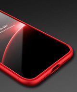 Apple iPhone X Kılıf Zore Ays Kapak Kırmızı