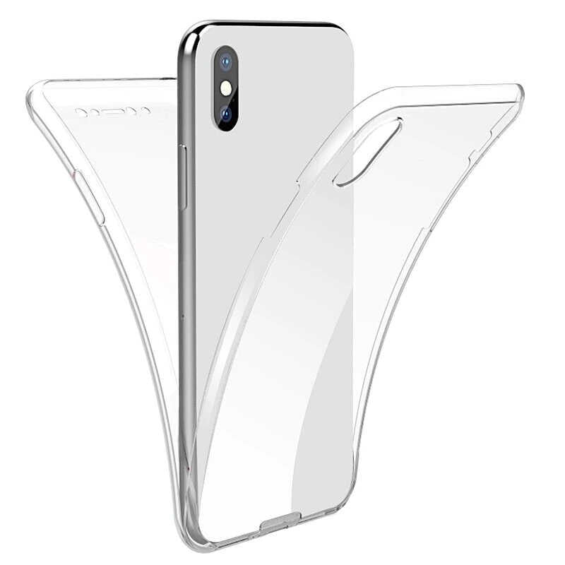 Apple iPhone X Kılıf Zore Enjoy Kapak Renksiz