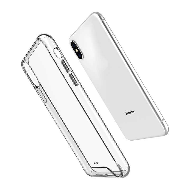 Apple iPhone X Kılıf Zore Gard Silikon Renksiz