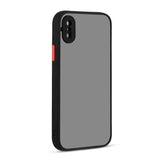 Apple iPhone X Kılıf Zore Hux Kapak Siyah