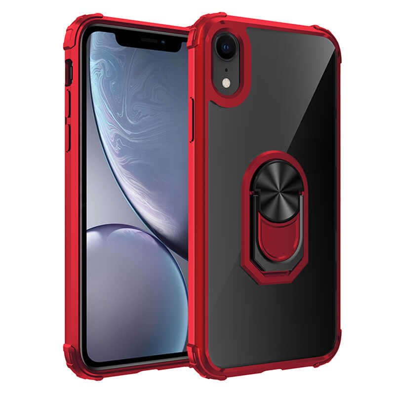 Apple iPhone XR 6.1 Kılıf Zore Mola Kapak Kırmızı