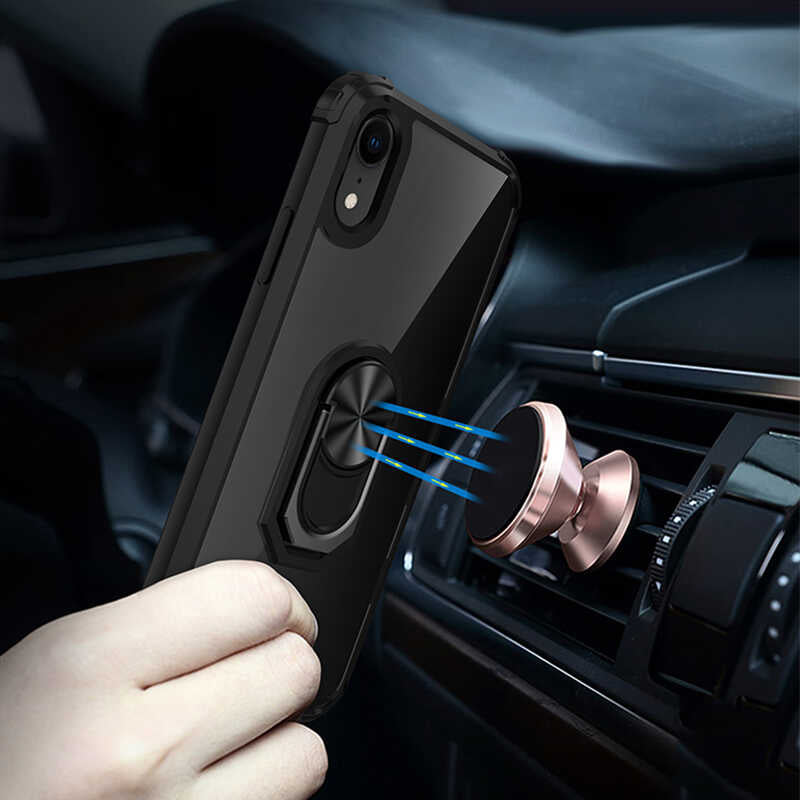 Apple iPhone XR 6.1 Kılıf Zore Mola Kapak Lacivert