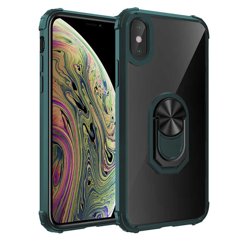Apple iPhone XS Max 6.5 Kılıf Zore Mola Kapak Yeşil