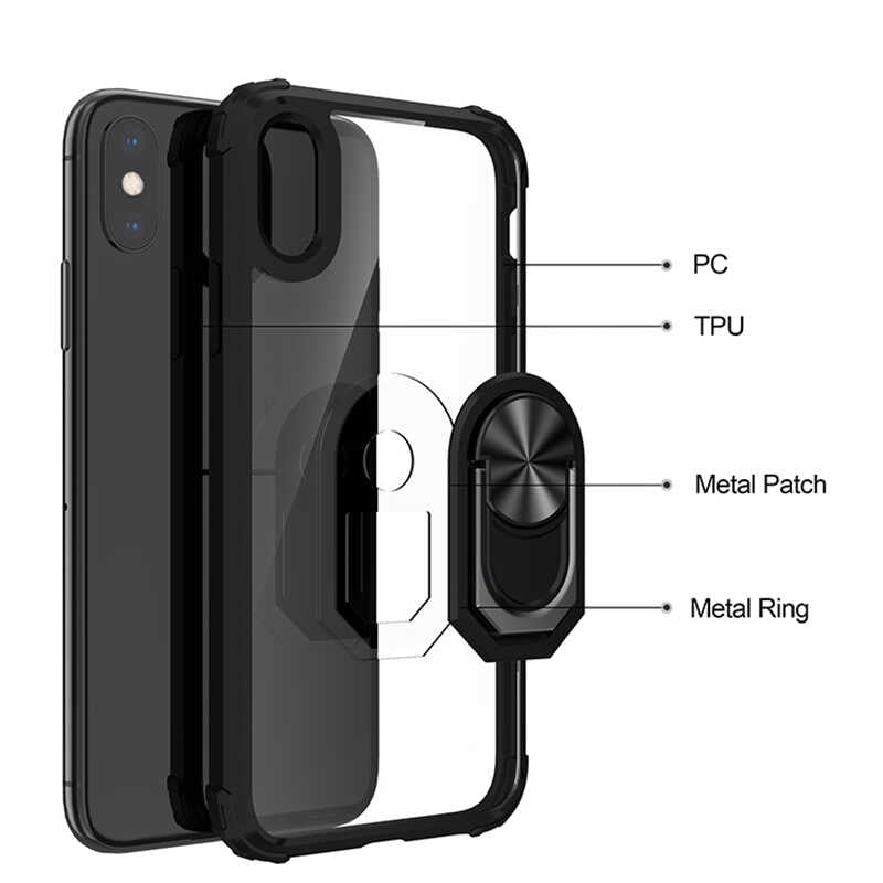 Apple iPhone XS 5.8 Kılıf Zore Mola Kapak Kırmızı