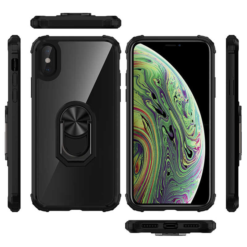 Apple iPhone XS 5.8 Kılıf Zore Mola Kapak Kırmızı