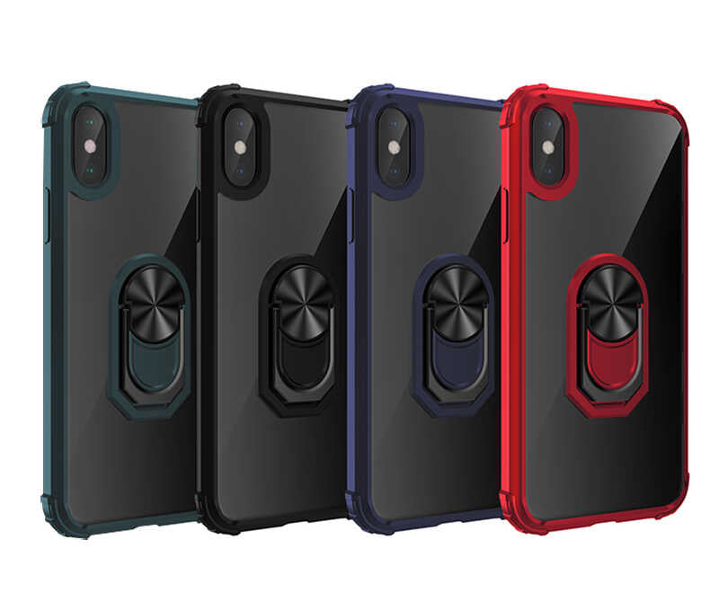 Apple iPhone XS 5.8 Kılıf Zore Mola Kapak Kırmızı