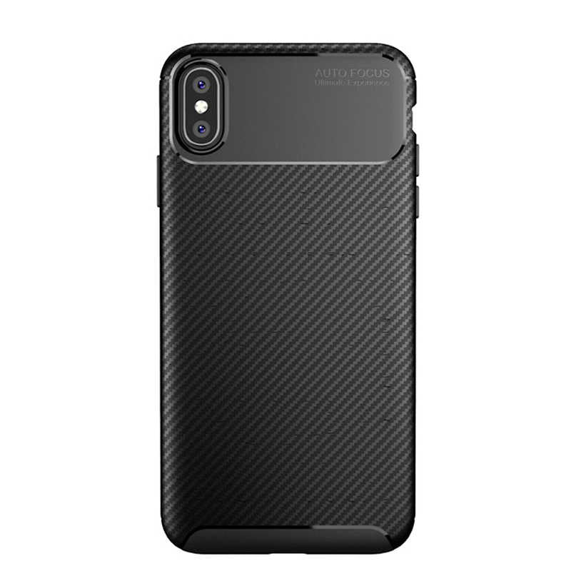 Apple iPhone X Kılıf Zore Negro Silikon Kapak Siyah