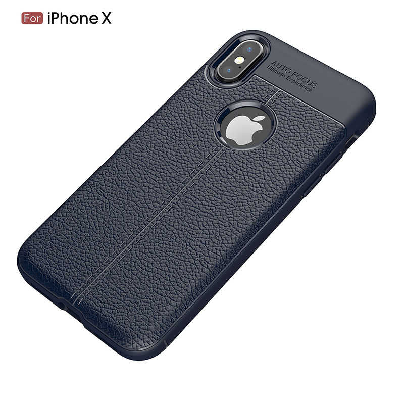 Apple iPhone X Kılıf Zore Niss Silikon Kapak Kırmızı