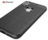 Apple iPhone X Kılıf Zore Niss Silikon Kapak Kırmızı