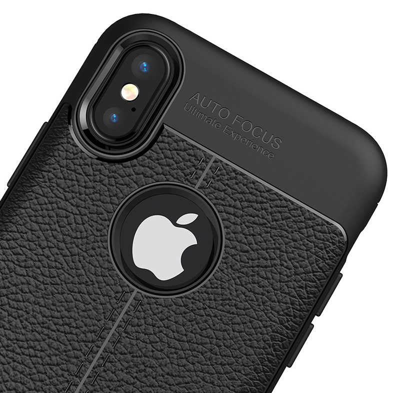 Apple iPhone X Kılıf Zore Niss Silikon Kapak Kırmızı