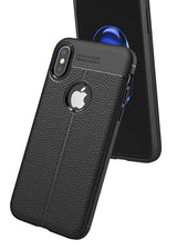 Apple iPhone X Kılıf Zore Niss Silikon Kapak Kırmızı