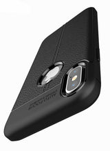 Apple iPhone X Kılıf Zore Niss Silikon Kapak Kırmızı