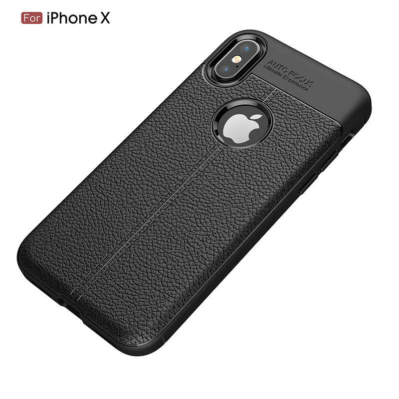 Apple iPhone X Kılıf Zore Niss Silikon Kapak Kırmızı