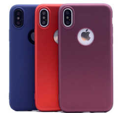 Apple iPhone X Kılıf Zore Premier Silikon Kapak Kırmızı
