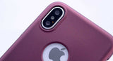 Apple iPhone X Kılıf Zore Premier Silikon Kapak Kırmızı