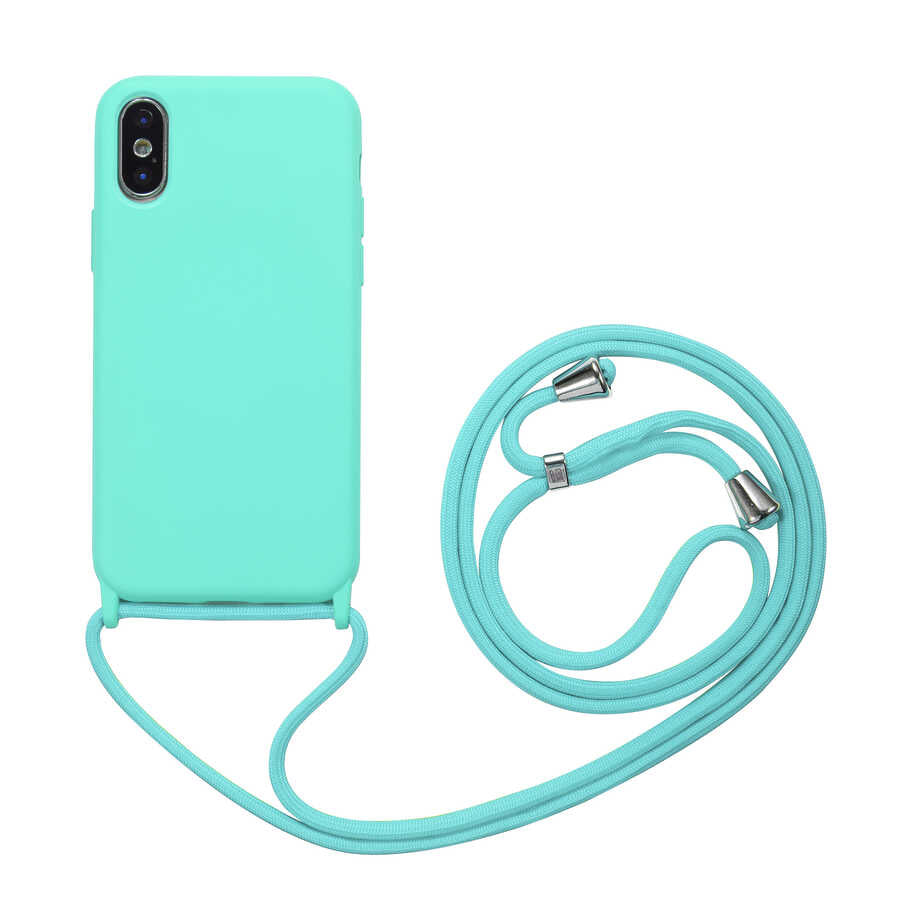 Apple iPhone X Kılıf Zore Ropi Kapak Lacivert