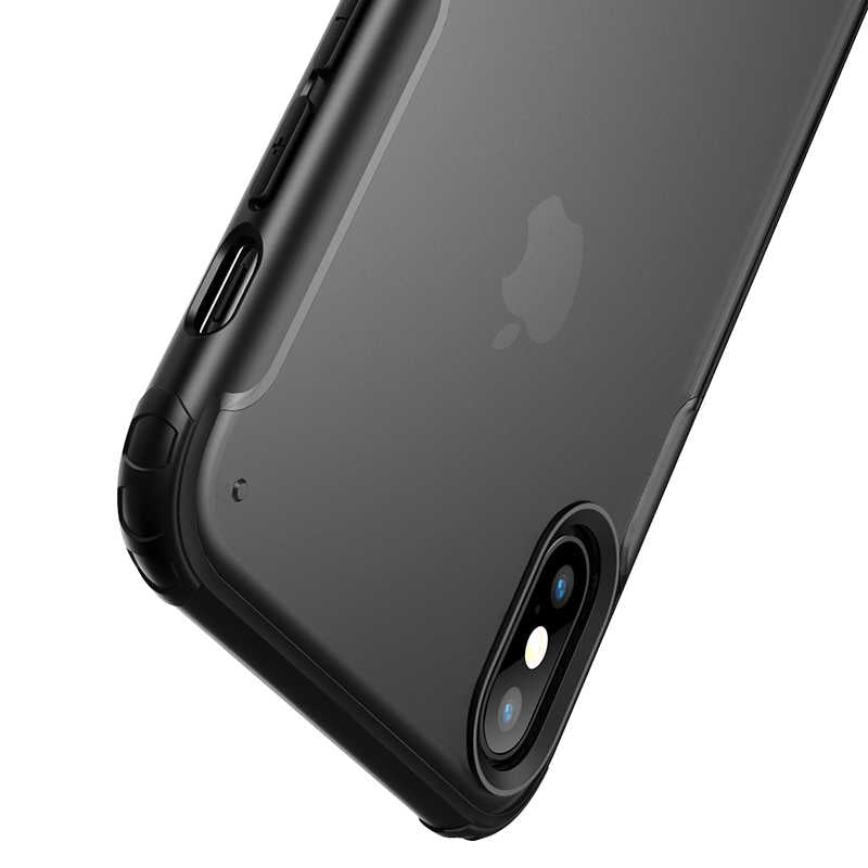 Apple iPhone X Kılıf Zore Volks Kapak Lacivert