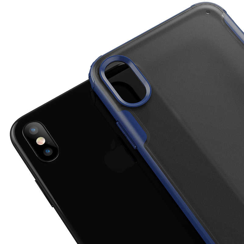 Apple iPhone X Kılıf Zore Volks Kapak Kırmızı