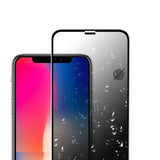 Apple iPhone X Zore Anti-Dust Mat Privacy Temperli Ekran Koruyucu Siyah