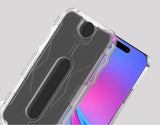 Apple iPhone X Zore Kolay Uygulama Aparatlı 5D Magic Privacy Glass Hayalet Cam Ekran Koruyucu Siyah