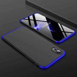 Apple iPhone XR 6.1 Kılıf Zore Ays Kapak Siyah-Mavi