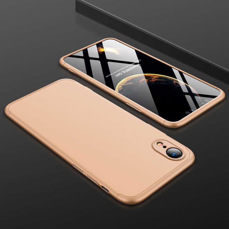 Apple iPhone XR 6.1 Kılıf Zore Ays Kapak Siyah-Mavi
