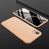 Apple iPhone XR 6.1 Kılıf Zore Ays Kapak Gold