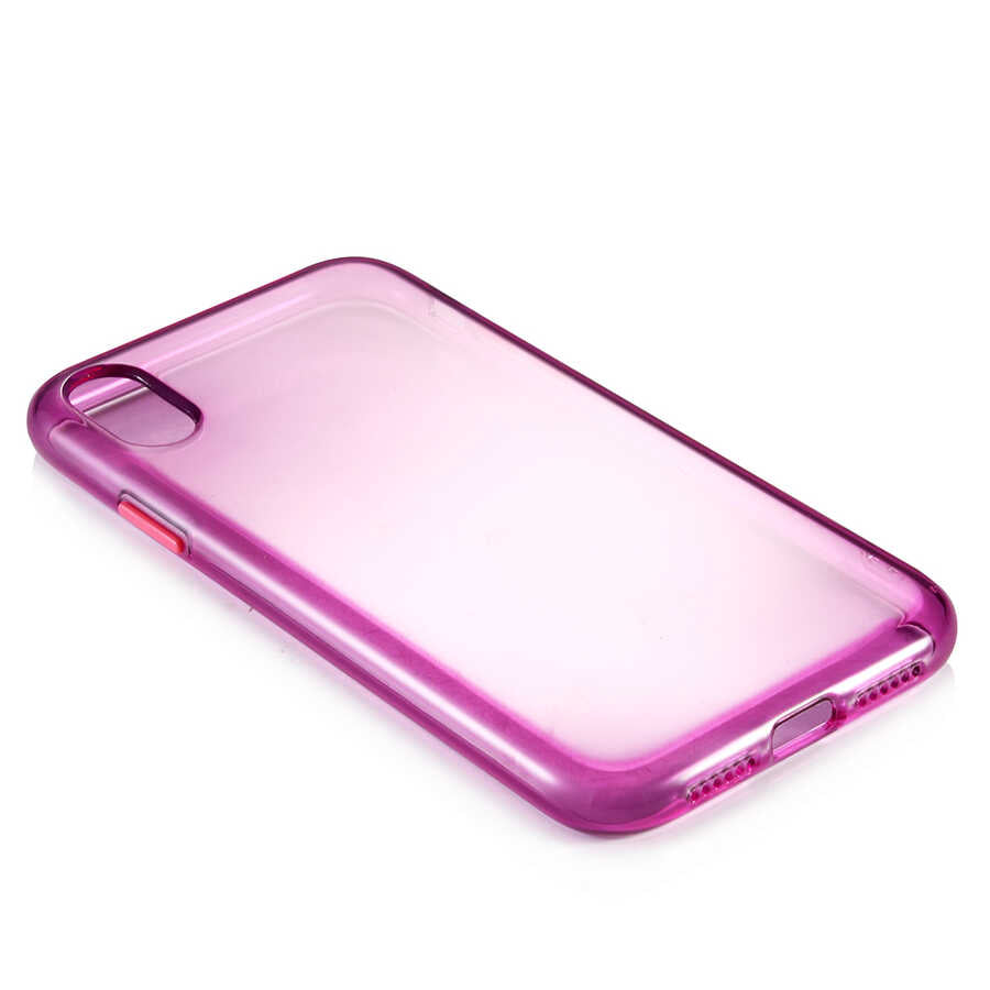 Apple iPhone XR 6.1 Kılıf Zore Bistro Kapak Mor