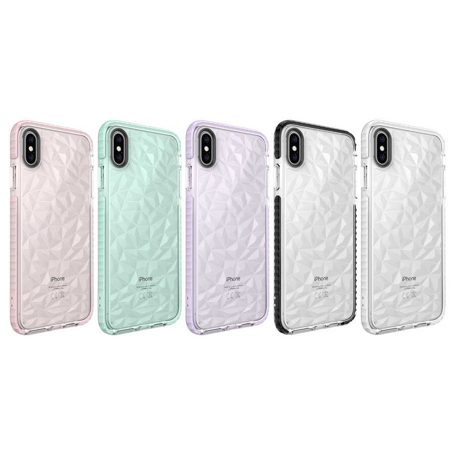 Apple iPhone XR 6.1 Kılıf Zore Buzz Kapak Mor