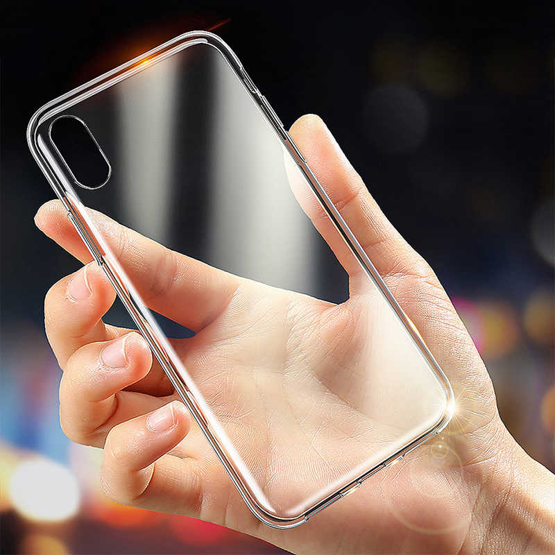 Apple iPhone XR 6.1 Kılıf Zore İmax Silikon Kılıf Renksiz