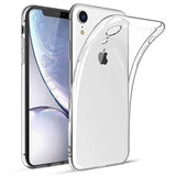 Apple iPhone XR 6.1 Kılıf Zore Kamera Korumalı Süper Silikon Kapak Renksiz