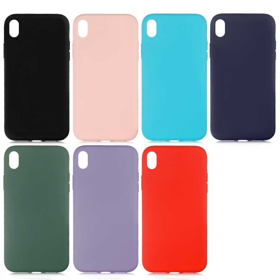 Apple iPhone XR 6.1 Kılıf Zore LSR Lansman Kapak Mavi
