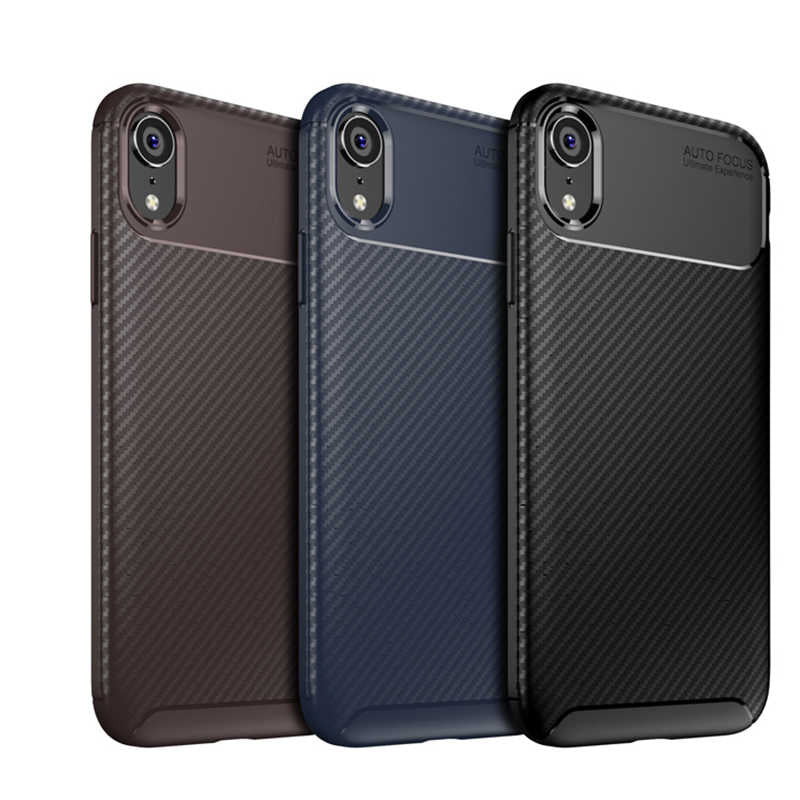 Apple iPhone XR 6.1 Kılıf Zore Negro Silikon Kapak Siyah