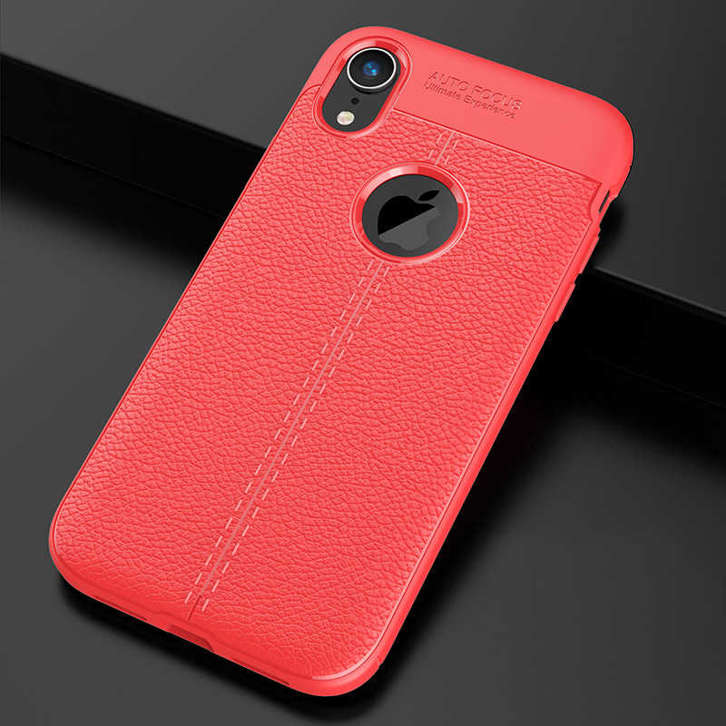 Apple iPhone XR 6.1 Kılıf Zore Niss Silikon Kapak Lacivert