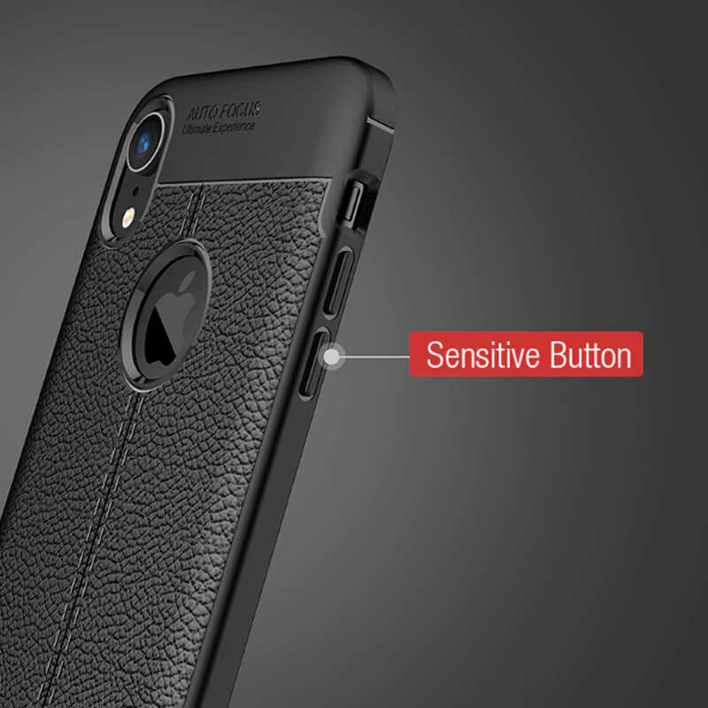 Apple iPhone XR 6.1 Kılıf Zore Niss Silikon Kapak Kırmızı