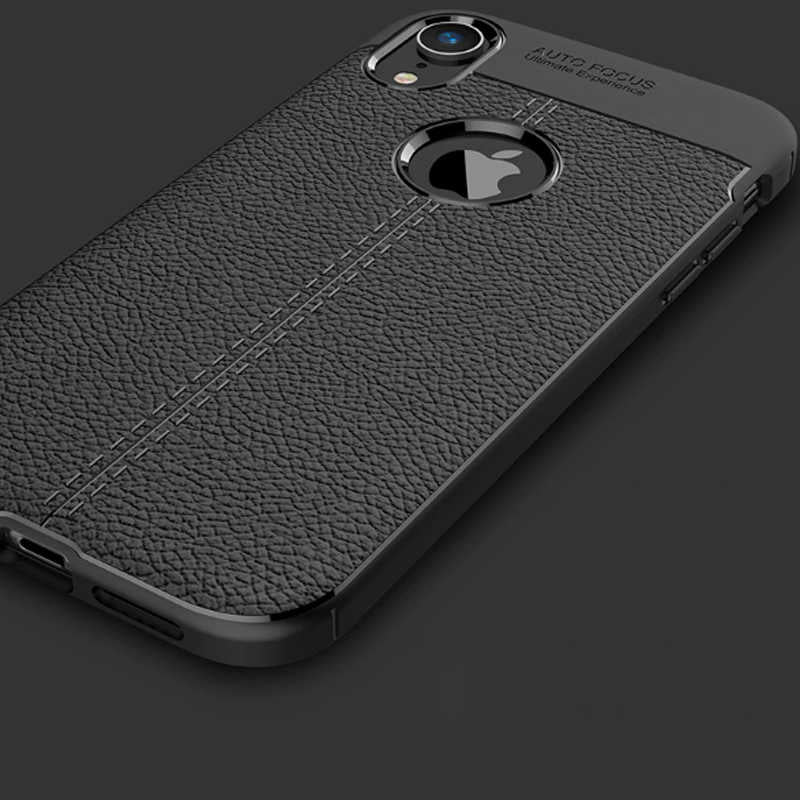 Apple iPhone XR 6.1 Kılıf Zore Niss Silikon Kapak Kırmızı