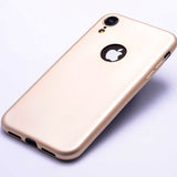 Apple iPhone XR 6.1 Kılıf Zore Premier Silikon Kapak Rose Gold