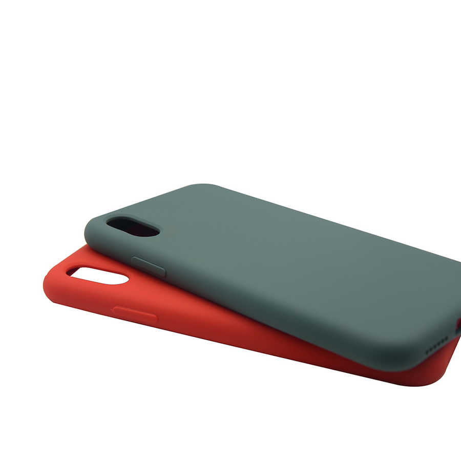 Apple iPhone XR 6.1 Kılıf Zore Silk Silikon Pembe