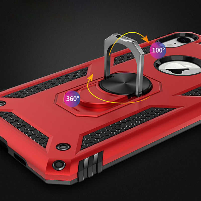 Apple iPhone XR 6.1 Kılıf Zore Vega Kapak Kırmızı