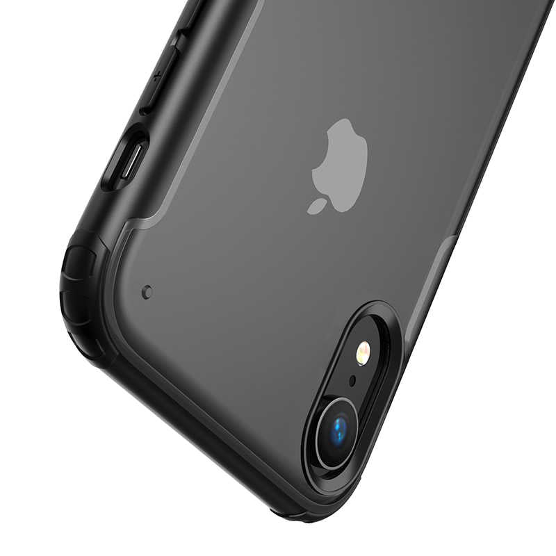 Apple iPhone XR 6.1 Kılıf Zore Volks Kapak Siyah